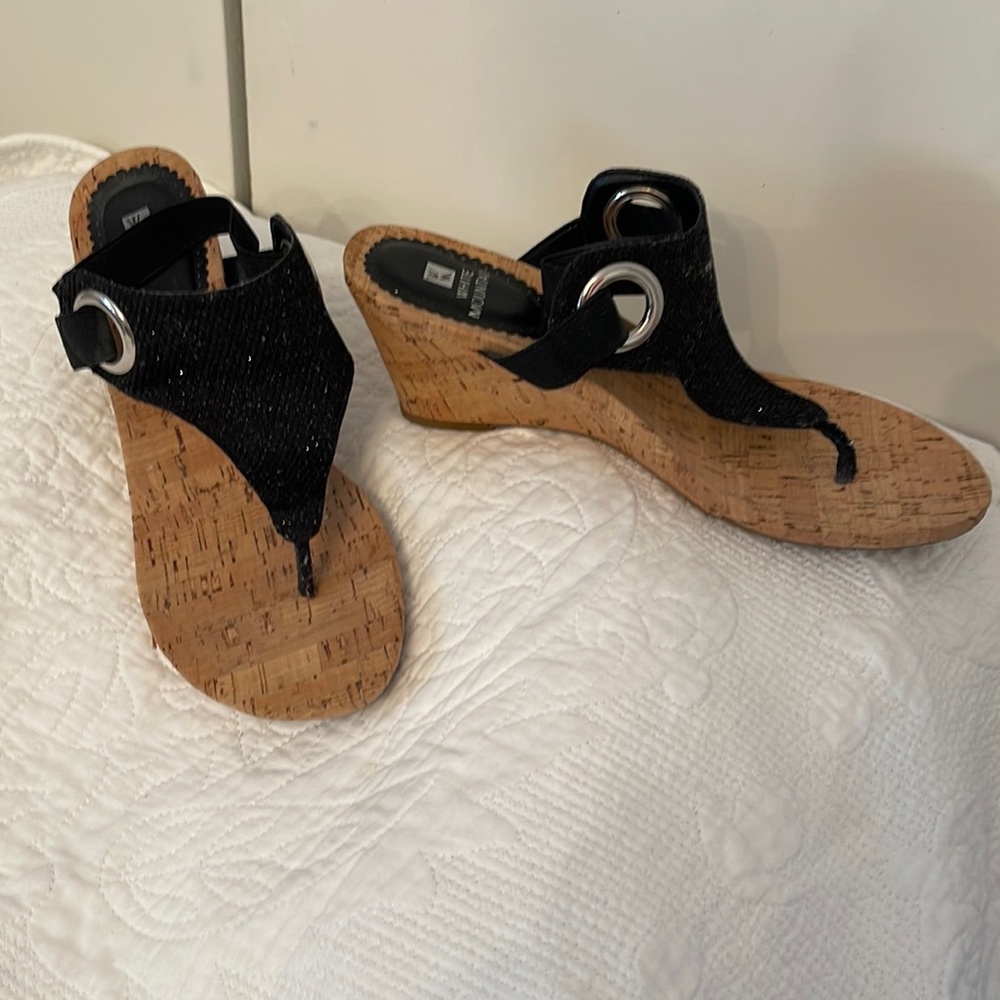 Wedge cork  heel sandals